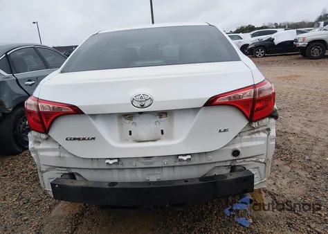 2017 Toyota Corolla Le из США, поврежденный, VIN 5YFBURHE5HP718016